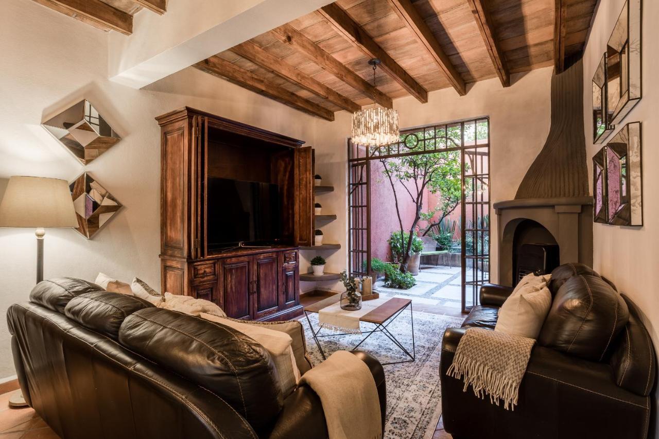 3Br Garden Home With Rooftop & Garage In Centro San Miguel De Allende Exteriör bild